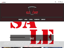 Tablet Screenshot of kilo-shop.com